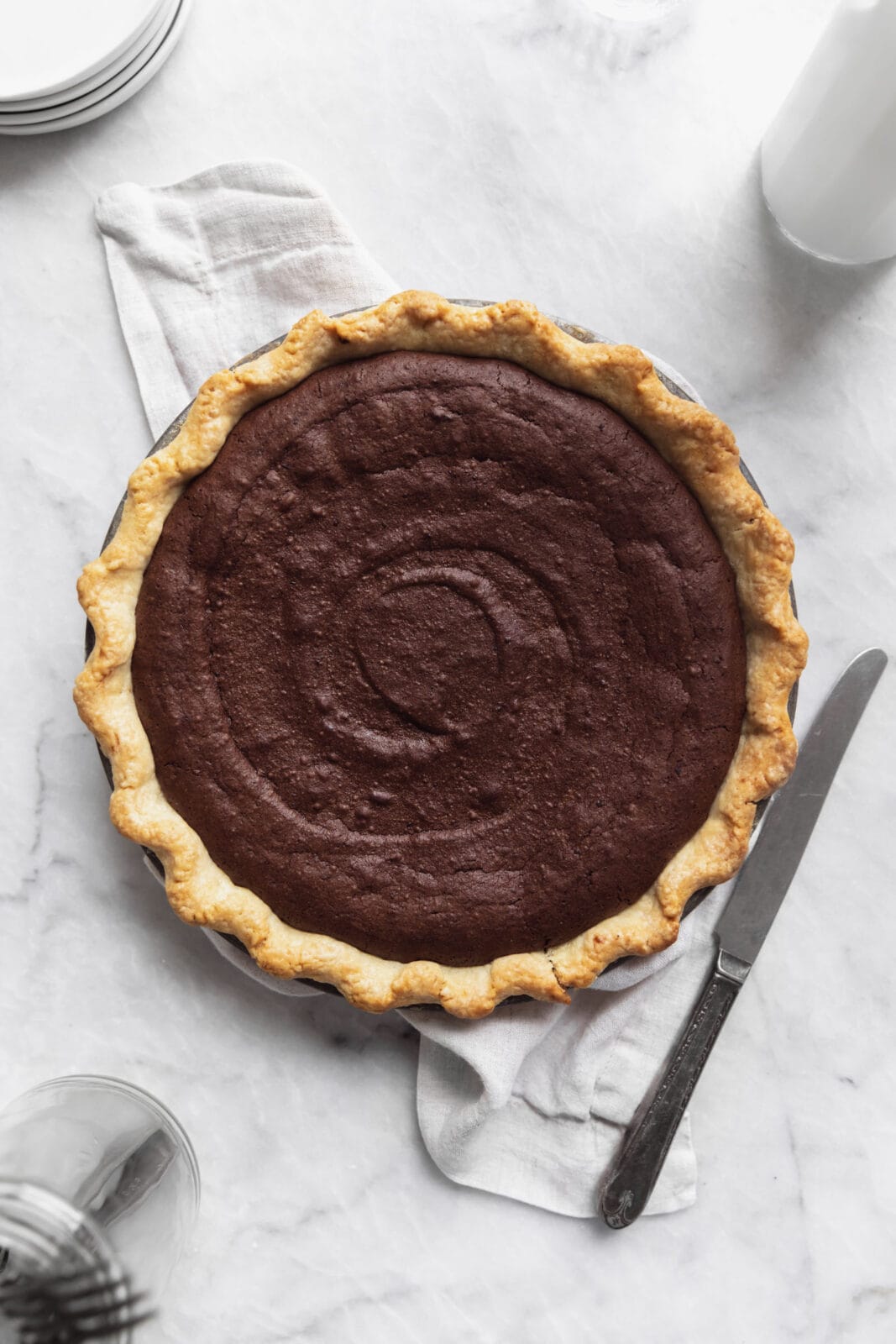 fudge brownie pie
