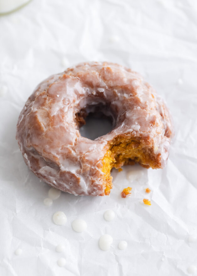 homemade pumpkin donuts