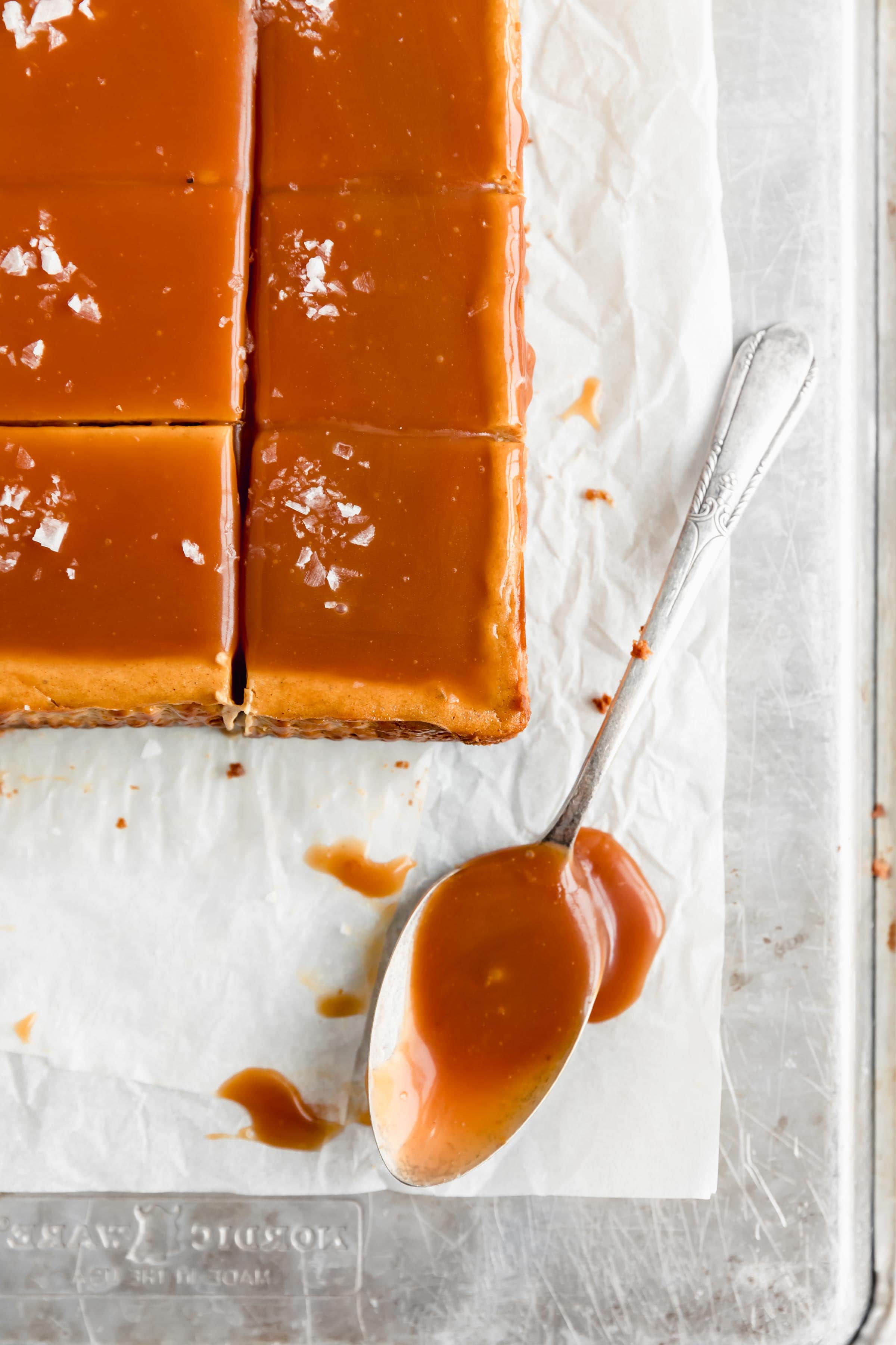 Starting a fan club for these salted caramel pumpkin cheesecake bars with a zing gingersnap crust. Accepting applications to join me :)